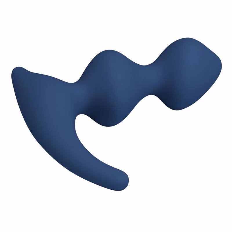 MR PLAY - PLUG ANAL AZUL ERGONÓMICO - Imagen 6