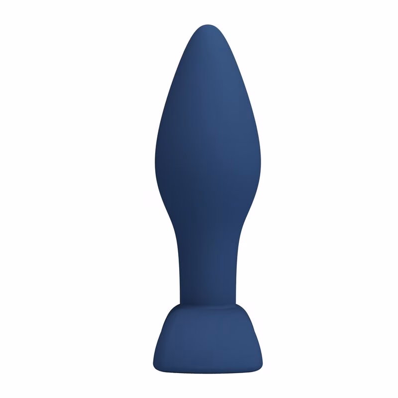 MR PLAY - PLUG ANAL CÓNICO SILICONA AZUL S - Imagen 4
