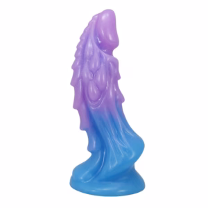 POWER MONSTERS - ATLANTEANS DILDO REALÍSTICO CON VENTOSA 19 CM Ø 5 CM AZUL Y MORADO