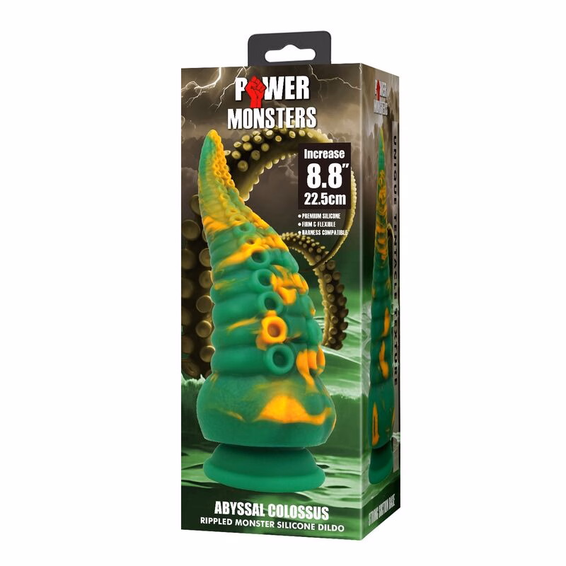 POWER MONSTERS - ABYSSAL COLOSSUS DILDO BICOLOR 22,5 CM Ø 6 CM - Imagen 3