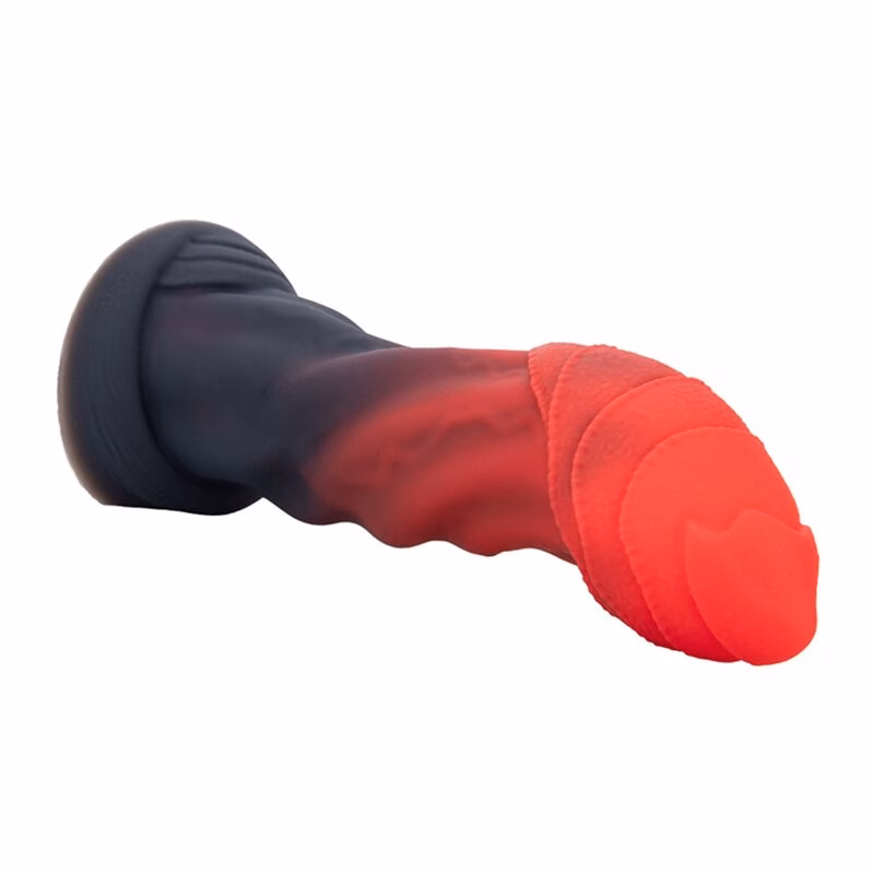 POWER MONSTERS - INFERNAL GOLIATH DILDO BICOLOR 25 CM Ø 6 CM - Imagen 3