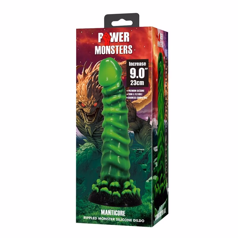 POWER MONSTERS - MANTICORE DILDO 23 CM Ø 5 CM - Imagen 3