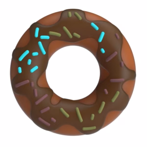 PRETTY LOVE - ANILLO PARA PENE SUPER DONUT MARRÓN