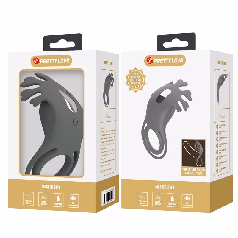 PRETTY LOVE - ANILLO VIBRADOR RECARGABLE CON ESTIMULADOR - Imagen 11