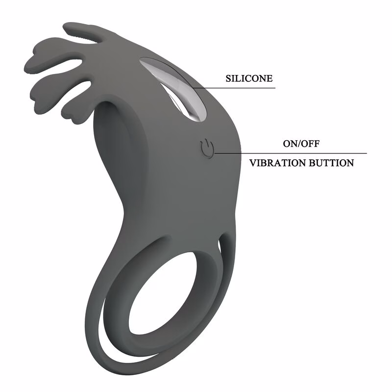 PRETTY LOVE - ANILLO VIBRADOR RECARGABLE CON ESTIMULADOR - Imagen 2
