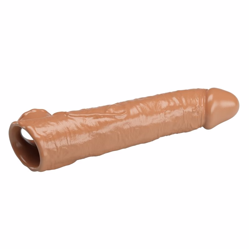 PRETTY LOVE - FUNDA EXTENSORA PARA PENE AJUSTABLE 26 CM Ø 4 CM COLOR MARRÓN - Imagen 4