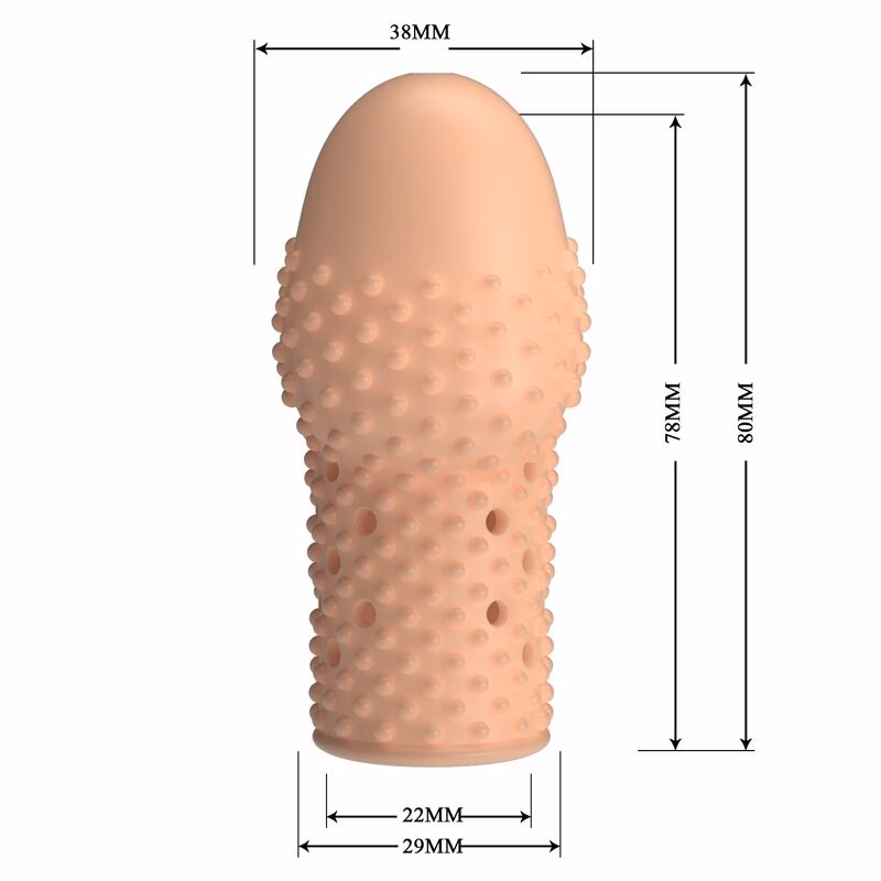 PRETTY LOVE - GEEK'S FUNDA PARA PENE GET YOUR PENIS THICKER COLOR NATURAL - Imagen 8