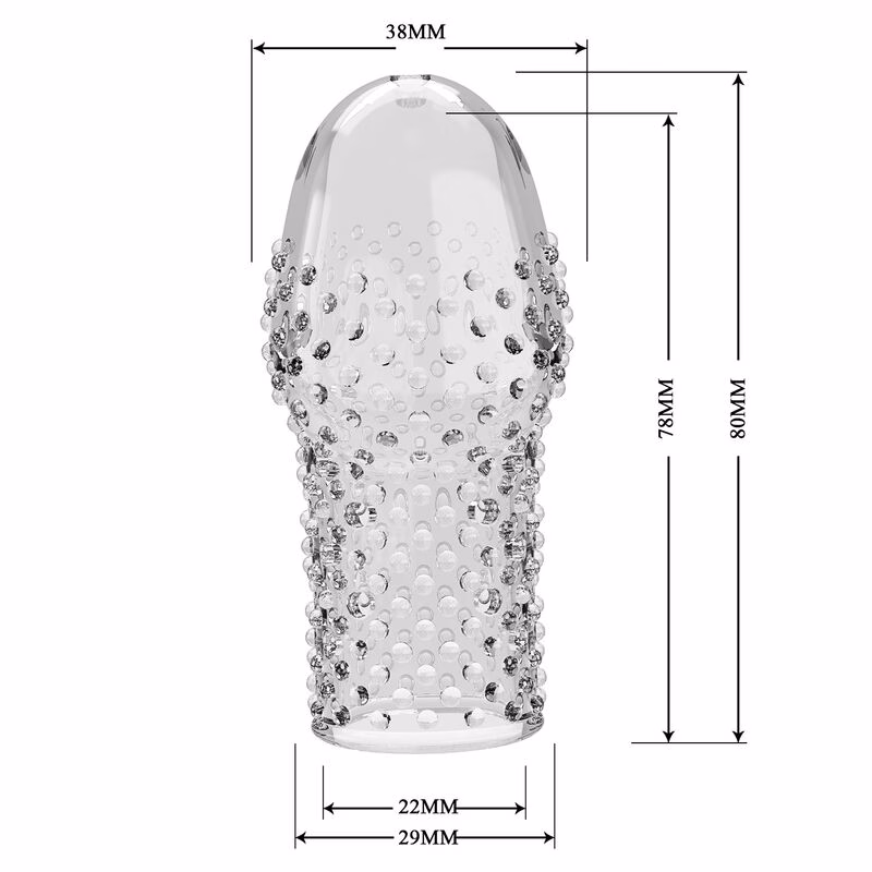 PRETTY LOVE - GEEK'S FUNDA PARA PENE GET YOUR PENIS THICKER TRANSPARENTE - Imagen 8