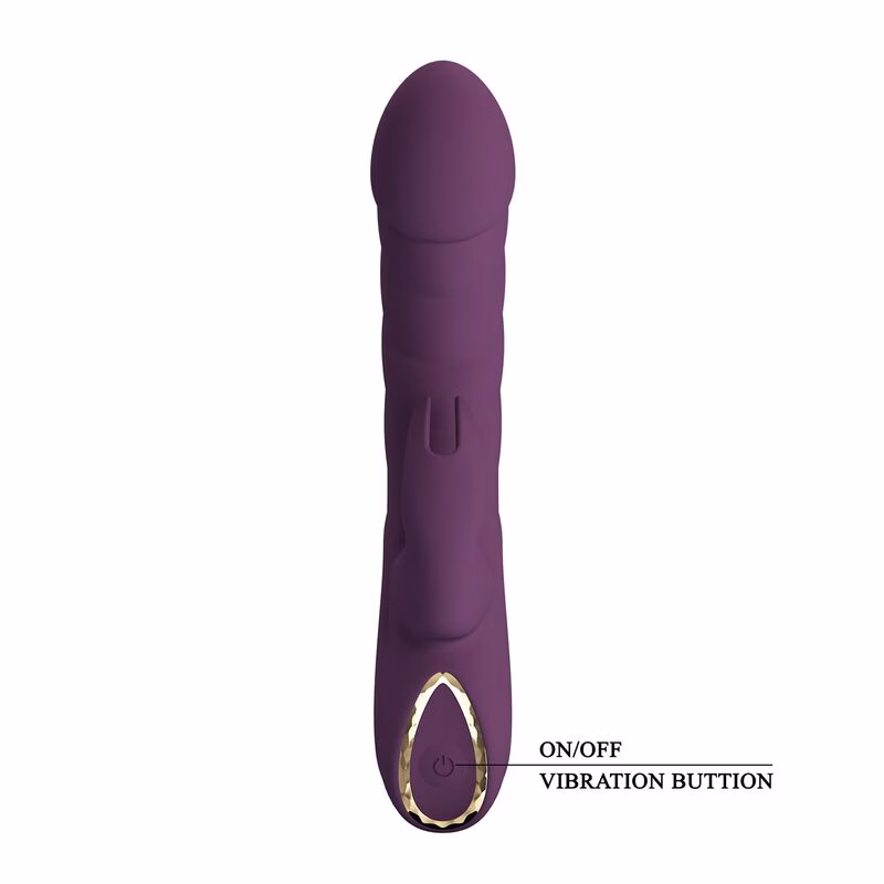 PRETTY LOVE - HARPER VIBRADOR RABBIT RECARGABLE 10 FUNCIONES MORADO - Imagen 9