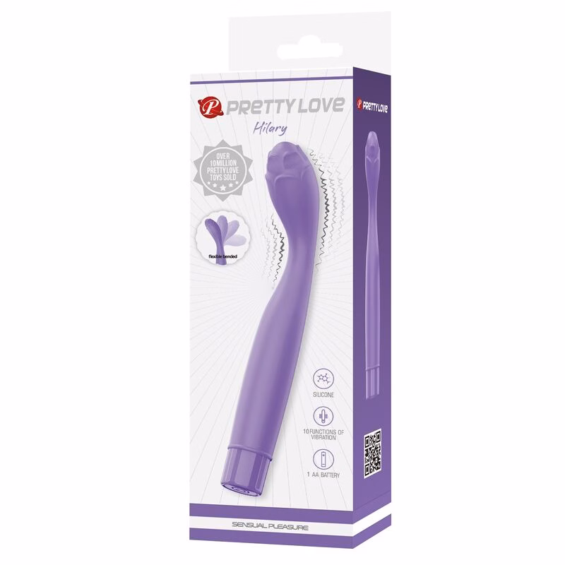 PRETTY LOVE - HENRY VIBRADOR FLEXIBLE PARA PUNTO G MORADO - Imagen 3