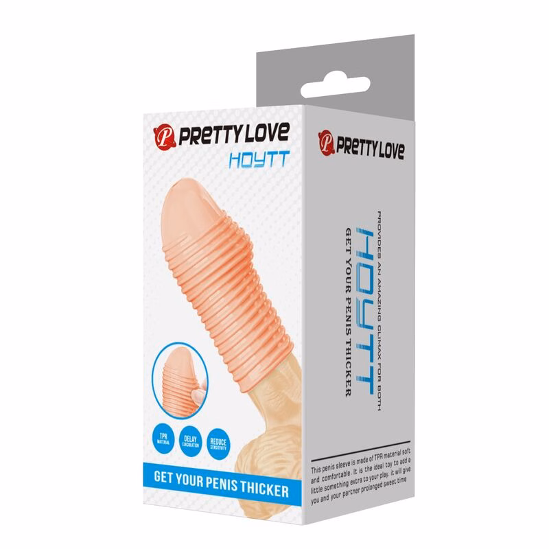 PRETTY LOVE - HOTTT FUNDA PARA PENE GET YOUR PENIS THICKER COLOR NATURAL - Imagen 3