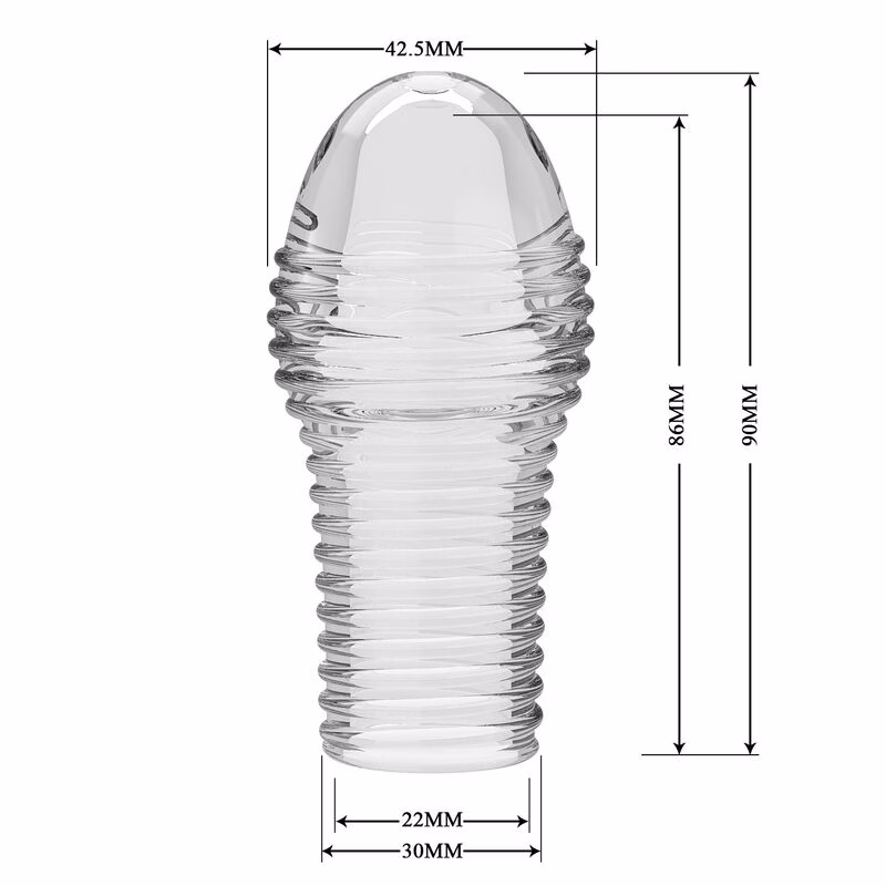 PRETTY LOVE - HOTTT FUNDA PARA PENE GET YOUR PENIS THICKER TRANSPARENTE - Imagen 8