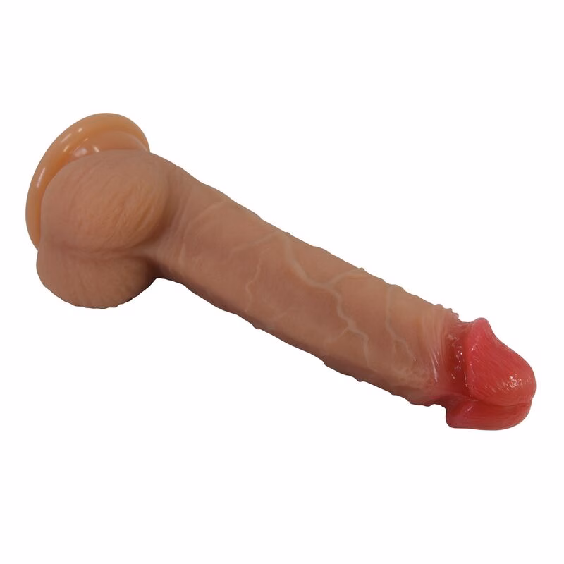 PRETTY LOVE - JOVITA DILDO REALÍSTICO CON VENTOSA 19 CM Ø 4,5 CM - Imagen 6