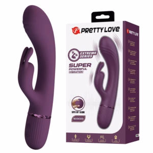 PRETTY LOVE - ROCCO VIBRADOR RABBIT RECARGABLE 10 FUNCIONES MORADO