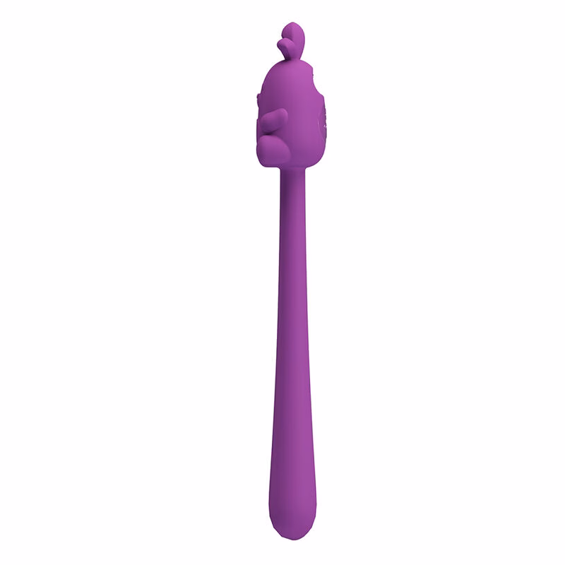 PRETTY LOVE - VIBRADOR FLEXIBLE CUTE BUNNY FLIRTING STICK RECARGABLE USB MORADO - Imagen 4