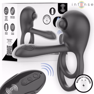 INTENSE - SPIKE ANILLO VIBRADOR PARA PENE CON CONTROL REMOTO