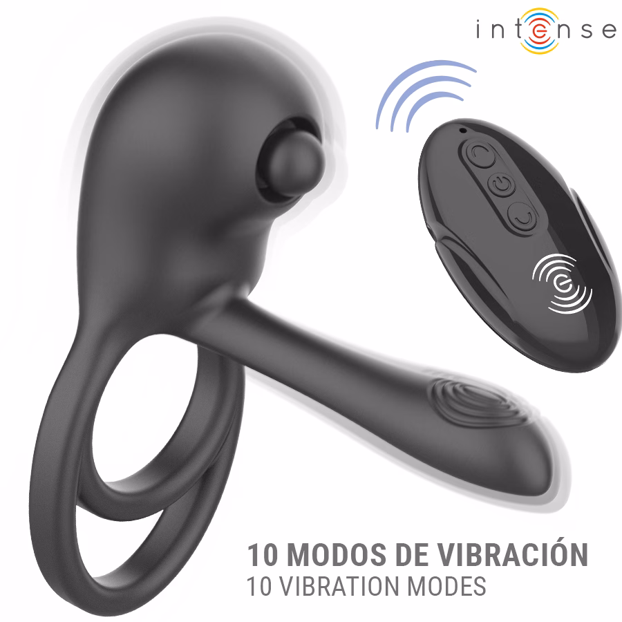 INTENSE - SPIKE ANILLO VIBRADOR PARA PENE CON CONTROL REMOTO - Imagen 3