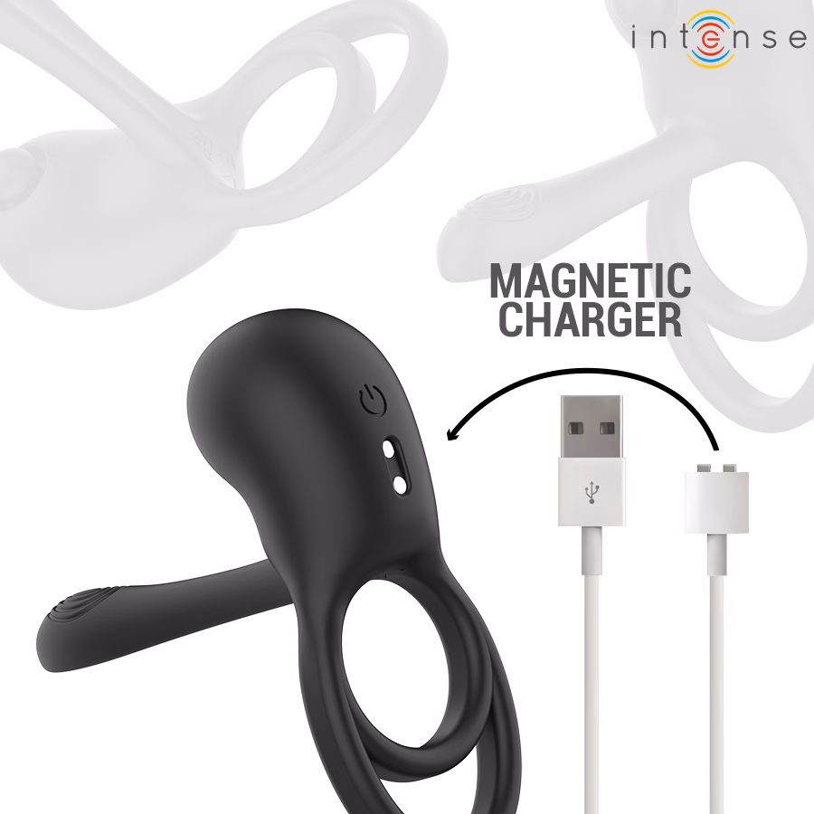 INTENSE - SPIKE ANILLO VIBRADOR PARA PENE CON CONTROL REMOTO - Imagen 6