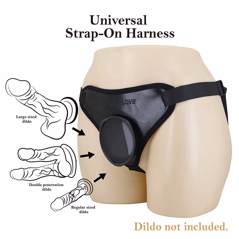 PRETTY LOVE - ARNÉS STRAP-ON UNIVERSAL NEGRO - Imagen 5