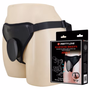 PRETTY LOVE - ARNÉS STRAP-ON UNIVERSAL NEGRO