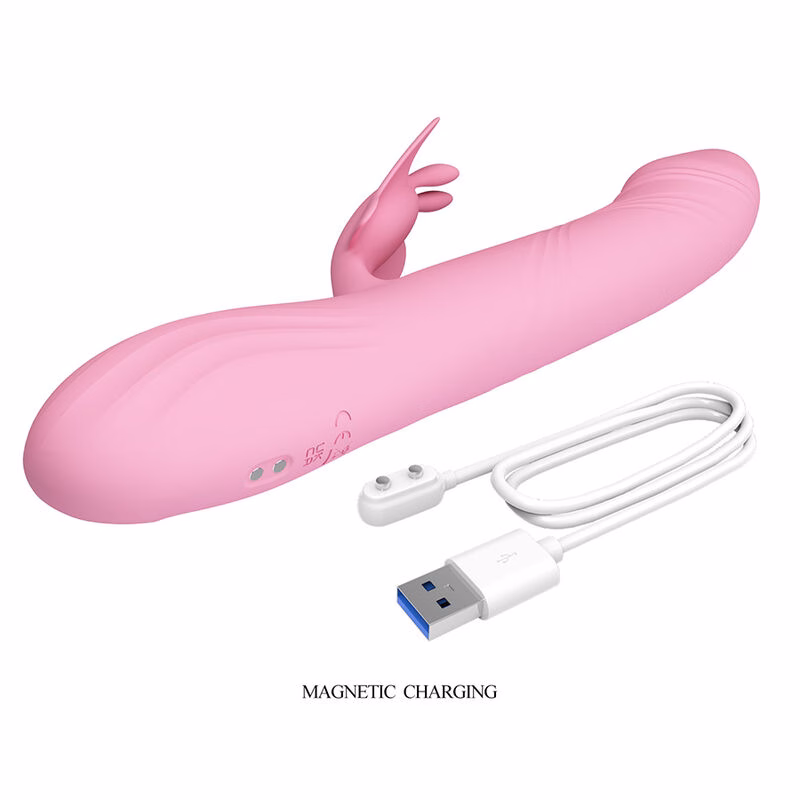 PRETTY LOVE - BELLA VIBRADOR RABBIT CON ESTIMULACIÓN MARIPOSA Y LED ROSA - Imagen 10