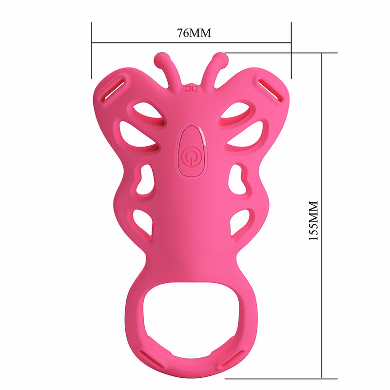 PRETTY LOVE - BUTTERFLY MASAJEADOR TANGA APP CONTROL ROSA - Imagen 7
