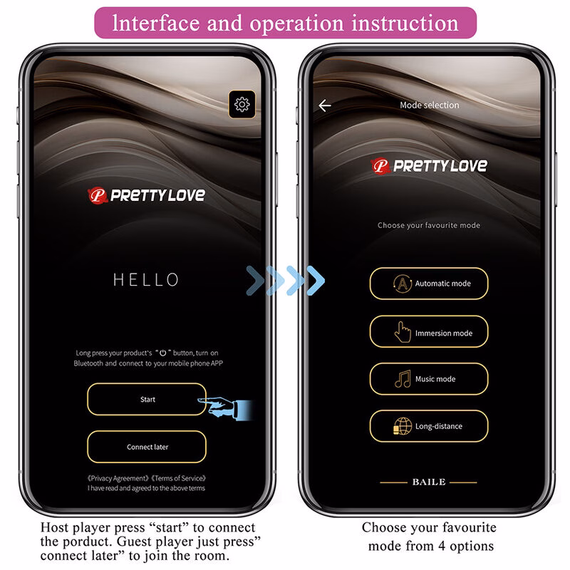 PRETTY LOVE - HAZELYNN MASAJEADOR APP CONTROL 12 FUNCIONES ROSA - Imagen 12