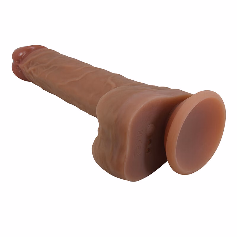 PRETTY LOVE - JONATHAN VIBRADOR REALÍSTICO CON EMPUJE MARRÓN CONTROL REMOTO - Imagen 2