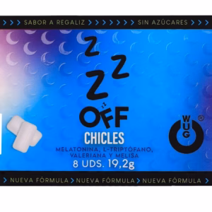 WUG Off - El chicle funcional que te ayuda a relajarte y dormir mejor BLISTER 8 UDS