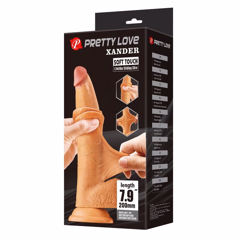 PRETTY LOVE - XANDER DILDO REALÍSTICO 20 CM Ø 5 CM COLOR NATURAL - Imagen 9