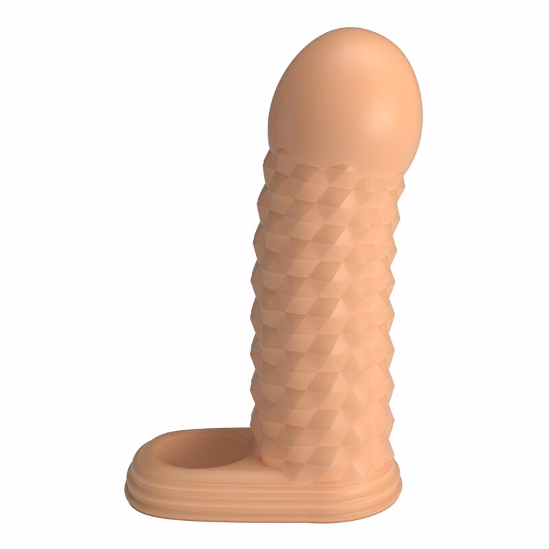 PRETTY LOVE - WOLFRAM FUNDA PARA PENE EXTENSORA 11,5 CM Ø 3,8 CM COLOR NATURAL - Imagen 2