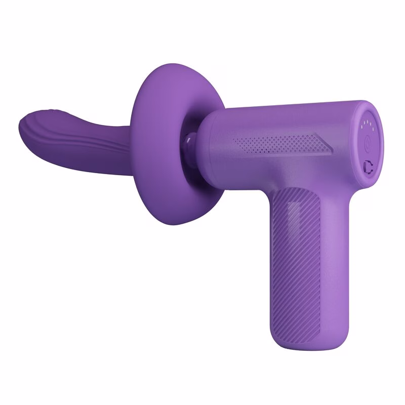 PRETTY LOVE - VITO PISTOLA DE MASAJE CON EMPUJE 5 MODOS MORADO - Imagen 3