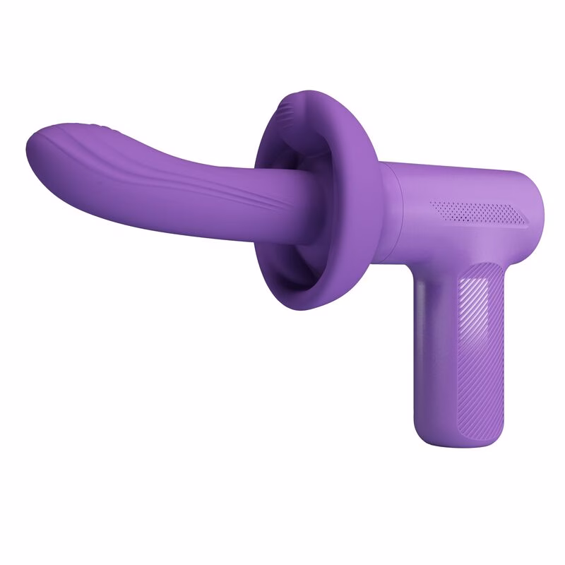 PRETTY LOVE - VITO PISTOLA DE MASAJE CON EMPUJE 5 MODOS MORADO - Imagen 2