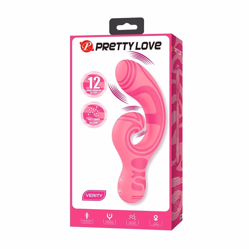 PRETTY LOVE - VERITY MASAJEADOR DOBLE RECARGABLE USB - Imagen 9