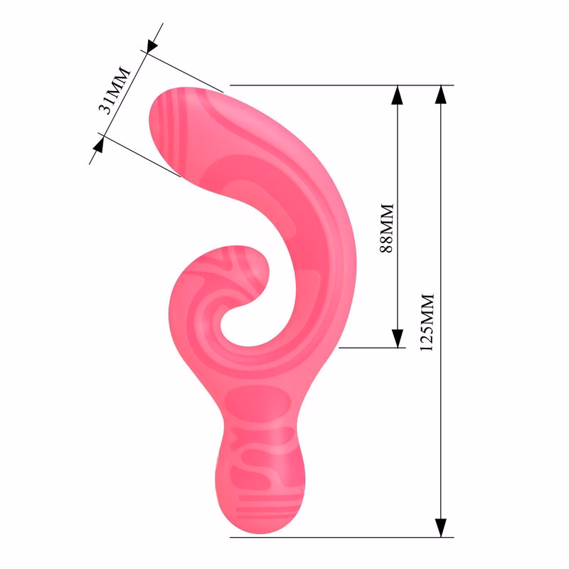 PRETTY LOVE - VERITY MASAJEADOR DOBLE RECARGABLE USB - Imagen 8
