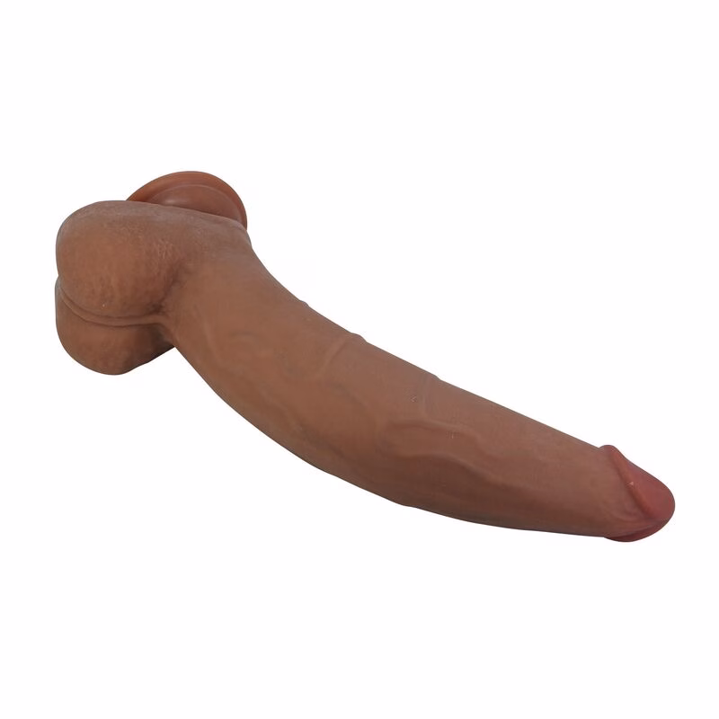 PRETTY LOVE - ULRIC DILDO REALÍSTICO FLEXIBLE 26 CM Ø 5,5 CM TPE MARRÓN - Imagen 5