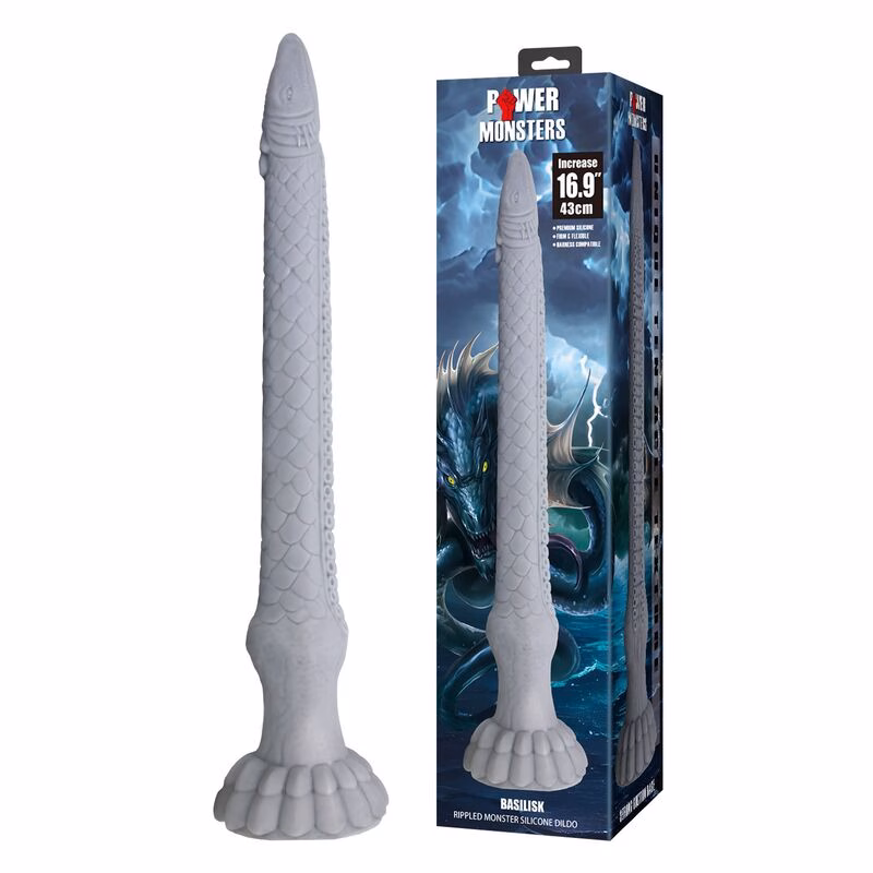 POWER MONSTERS - BASILISK DILDO 43 CM Ø 5 CM - Imagen 8
