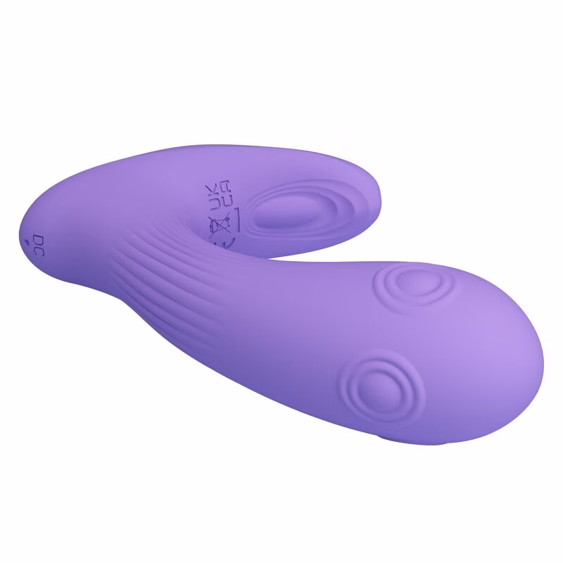 PRETTY LOVE - ANDROMEDA VIBRADOR DE DOBLE ESTIMULACIÓN RECARGABLE MORADO - Imagen 6
