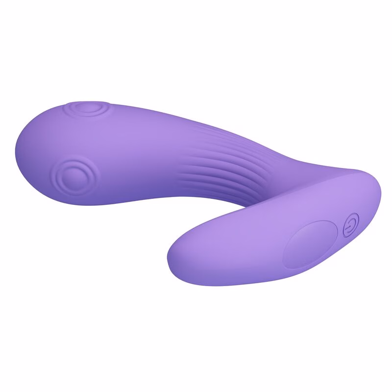 PRETTY LOVE - ANDROMEDA VIBRADOR DE DOBLE ESTIMULACIÓN RECARGABLE MORADO - Imagen 5