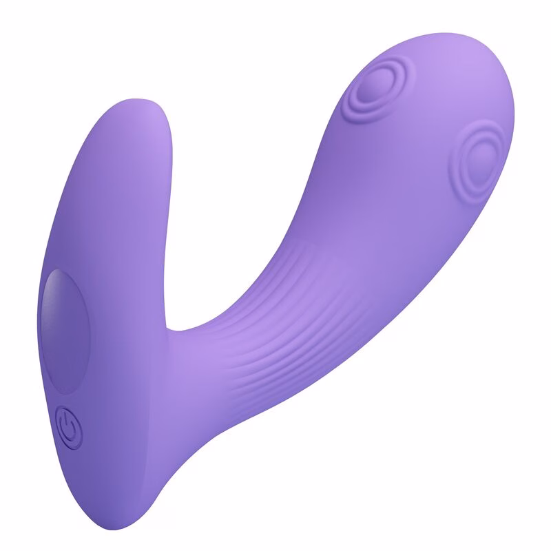 PRETTY LOVE - ANDROMEDA VIBRADOR DE DOBLE ESTIMULACIÓN RECARGABLE MORADO - Imagen 7