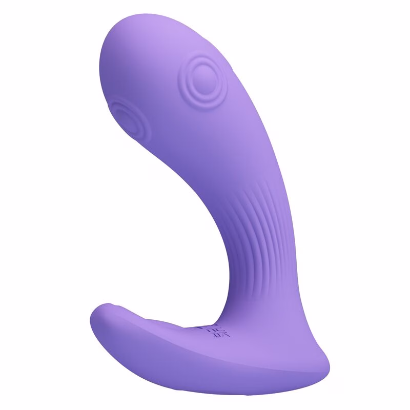 PRETTY LOVE - ANDROMEDA VIBRADOR DE DOBLE ESTIMULACIÓN RECARGABLE MORADO - Imagen 3