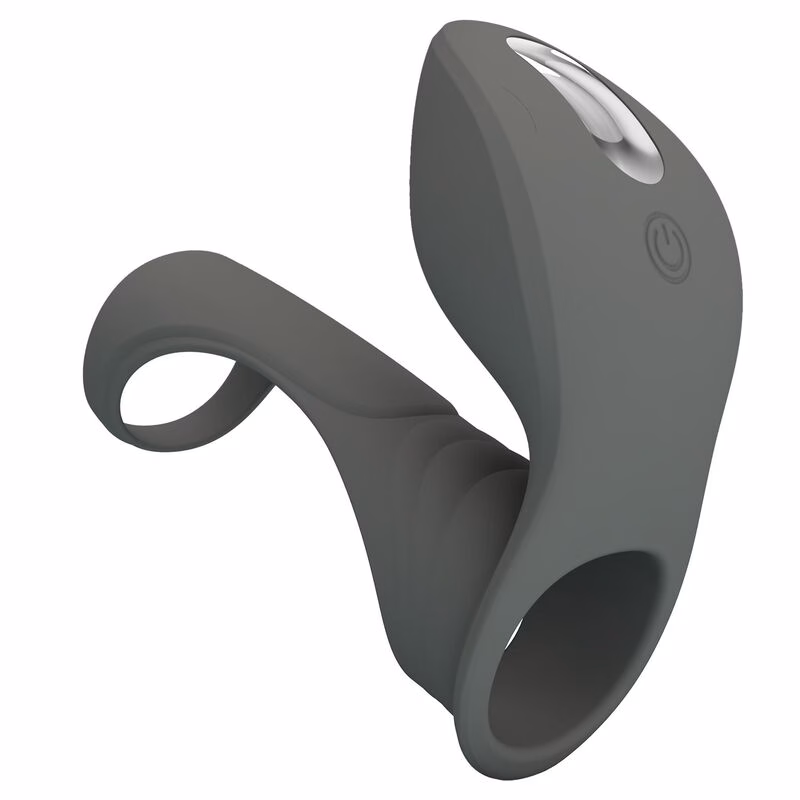 PRETTY LOVE - ANILLO VIBRADOR RECARGABLE CON DOBLE ESTIMULADOR - Imagen 4