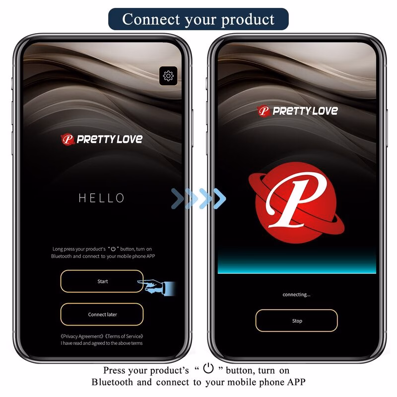 PRETTY LOVE - ANTHONY VIBRADOR ANAL Y PERINEAL APP CONTROL NEGRO - Imagen 11