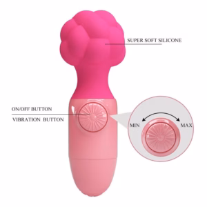 PRETTY LOVE - ANWEN MINI MASAJEADOR RECARGABLE ROSA