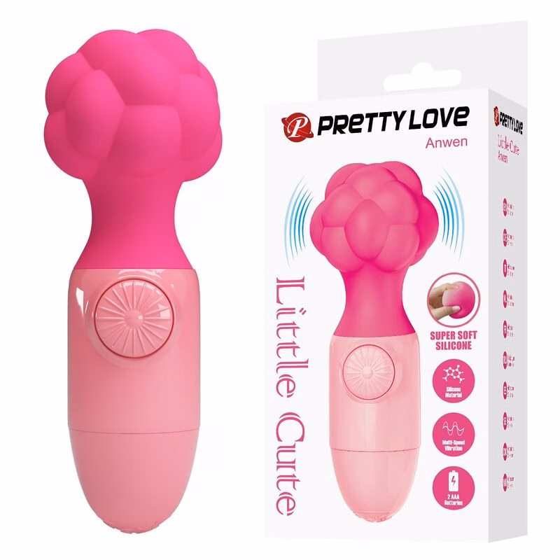 PRETTY LOVE - ANWEN MINI MASAJEADOR RECARGABLE ROSA - Imagen 9