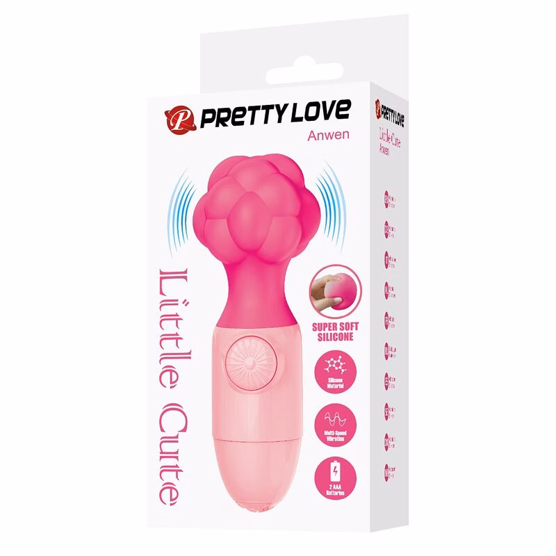 PRETTY LOVE - ANWEN MINI MASAJEADOR RECARGABLE ROSA - Imagen 2