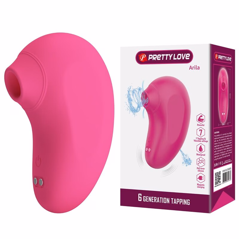 PRETTY LOVE - ARILA SUCCIONADOR DE CLÍTORIS CON VIBRACIÓN RECARGABLE ROSA - Imagen 11