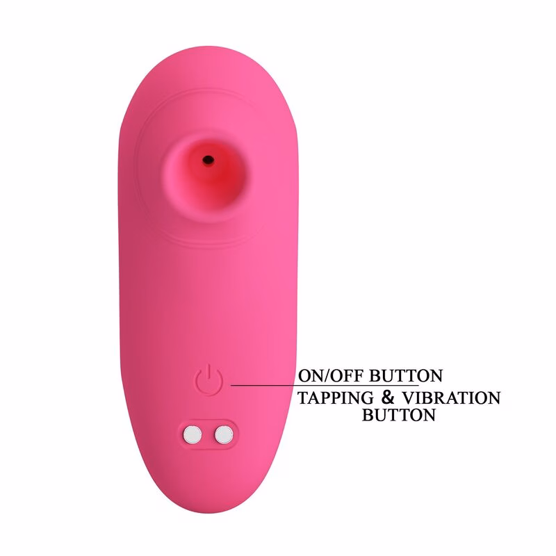 PRETTY LOVE - ARILA SUCCIONADOR DE CLÍTORIS CON VIBRACIÓN RECARGABLE ROSA - Imagen 9