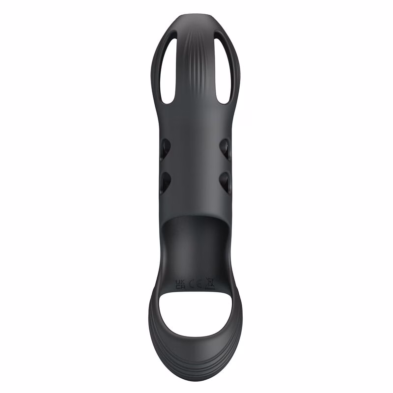 PRETTY LOVE - CRAIG ANILLO PARA PENE VIBRADOR RECARGABLE NEGRO - Imagen 5
