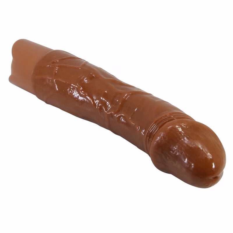 PRETTY LOVE - DONALD VIBRADOR REALÍSTICO 19,5 CM Ø 4 CM COLOR MARRÓN - Imagen 6